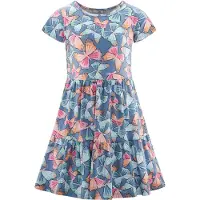 Happy girls Vestido opal / azul claro / tangerina / cor-de-rosa