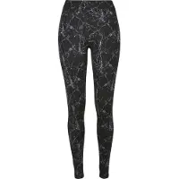 Urban Classics Leggings azul fumado / preto / branco