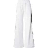 EA7 para mulher. 7W000961_AF12501 Calça Logo Series branca (S), Branco, Casual, Polister Reciclado