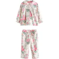 Next Pijama 'Cath Kidston' verde claro / cor-de-rosa / vermelho / branco