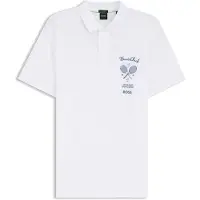 BOSS Polo De Manga Curta Member Mesh 10278641 Green