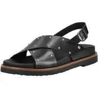 Pikolinos para mulher. W7Z-0995 Sandálias de couro Aitana preto (40), 1 a 3cm, Fivela, Casual