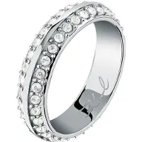 Karl Lagerfeld da donna steel Anello con crystals Bond Pave KLBJY13 - Circonferenza: 54 mm