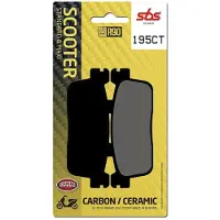 SBS Pastilhas De Freio De Cerâmica Hi-tech Street 195ct Carbon