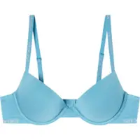 Emporio Armani para mulher. EW000445_AF19024 Desenho de sutiã azul (90A), Homewear, Viscoso
