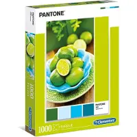 Clementoni , Pantone, Lime Punch, Quebra-cabeça, Unissex, 1000 peças