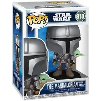 Funko POP! Figura Star Wars: The Mandalorian &amp; Grogu-mandalorian W/grogu