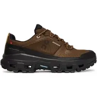 On Running - Calçado caminhada homem - Cloudrock Low WP M Earth/Black para Homem - Tamanho 43 - Castanho