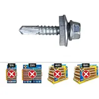 Celo Parafuso De Cabeça Hexagonal Para Broca Sw8 7301 6.3x32 Mm 500 Unidades