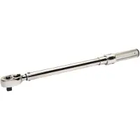 Bahco Chave De Torque Adjustable Trigger Mechanical With Marked Scale And Fixed Ratchet Head Metal Handle