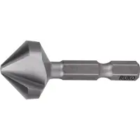 RUKO Fresa Cónica Din 335 Form C 90º Hss Hex Shank 1/4´´ Ø 6.3 Mm