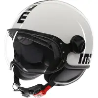 Momo Design FGTR Clássico Capacete Branco/Preto 57 unissexo