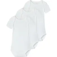 Name it Body De Manga Curta 4 Solid 3 Unidades