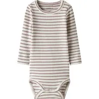 Name it Macacão/Body 'NBNBani' roxo / offwhite