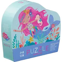 Crocodile Creek Puzzle Mermaid Dreams Mini 12 Peças