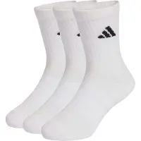 Adidas EMBALAGEM DE 3 PARES DE MEIAS DE CANO MÉDIO ACOLCHOADAS SPORTSWEAR