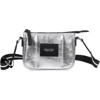Marc Jacobs para menina. W60836 Alça de ombro metálica prateada (OSFA), Prata, Casual, Poliuretano, moda infantil