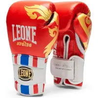 Leone1947 Luvas De Boxe Artificiais Couro Thai Style