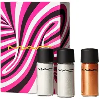 MAC Conjunto de Sombras com Glitter Sprinkle Of Magic Ouro Vermelho Bronze 25g