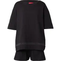 HUGO para mulher. 50561609 Pijama Estilo preto (M), Homewear, Algodão, Manga curta