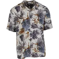 Urban Classics Camisa mistura de cores / branco