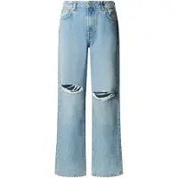Pepe Jeans para mulher. PL20510423W1 Calças de ganga Loose Hazel blue (30/30), Azul, Casual, Algodão, Denim