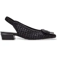 Hispanitas para mulher. RHV264658 Sapatos Azucena pretos (36), Couro, Plano, 1 a 3cm, Nenhum, Casual, Sapatos de Festa, Clássico