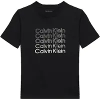 Calvin Klein Jeans Camiseta De Manga Curta Stacked Logo