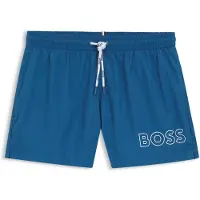BOSS para homem. 50469280 Fato de banho com risca azul e contorno azul (S), Beachwear, Poliamida