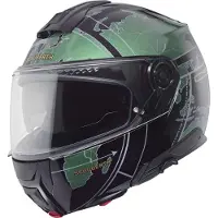 Schuberth C5 Globe Capacete Preto/Verde 55 unissexo, tamanho S