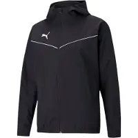 Puma Casaco de treino 'Teamrise' preto / branco