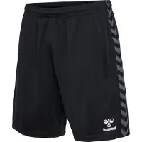 Hummel Calças de desporto 'Authentic' cinzento / preto / branco