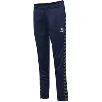 Hummel Calças de desporto 'Authentic PL' marinho / preto / branco