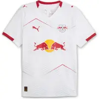 Puma Camisola de futebol 'RB Leipzig 25/26' amarelo / vermelho fogo / branco