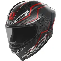 AGV Pista GP RR 2.6 Performante Carbono/Vermelho S unissexo preto