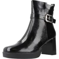 Carmela para mulher. 16253304-NEGRO Botins em pele 162533 preto (41), Couro, Plano, Zíper, Casual