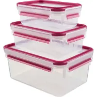 EMSA Conjunto De Recipientes Herméticos Clip&close Set Of 3