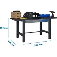 Simonwork (bancos De Trabajo) Bancada De Trabalho Bt6 Box 830x1500x730 Mm