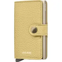 Secrid Carteira De Couro Miniwallet Pebble