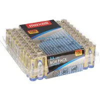 Maxell Pilhas Alcalinas Aa Lr6 100pk Box 100 Unidades