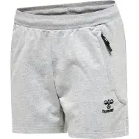 Hummel Calças de desporto 'Move Grid' cinzento claro / preto