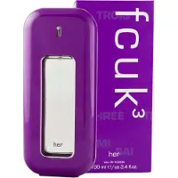 French connection perfume FCUK3 Her EDT 100 ml