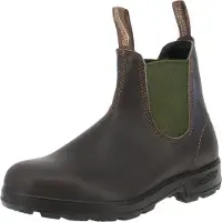 Blundstone para homem. 519 Botins em pele 519 verde (43), Couro, Marrom, Plano, Nenhum, Casual