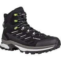 Lowa - Calçado caminhada homem - Randir GTX Mid Black/Grey para Homem - Tamanho 8,5 UK - Preto