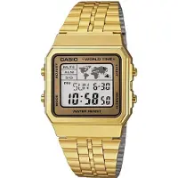Casio Relógio A500wga-9 39mm 3atm Quartz Digital