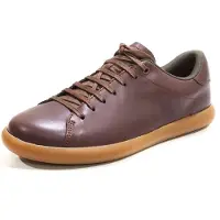 Camper para homem. K101003-004 Sapatos de pele com cadarços Pelotas Soller multicolor (40), Couro, Marrom, Plano, Cordão, Casual