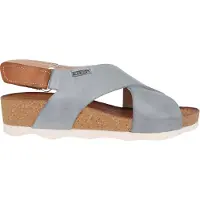 Pikolinos para mulher. W8K-0705 Cadaques sapatos de couro preto (36), 3 a 5cm, Velcro, Casual