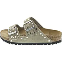 Birkenstock Chinelos Arizona Rivet mulheres - Bege - 42
