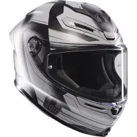 AGV K6 S Ultrasonic Capacete Integral Mate/Preto/Cinzento 2XL