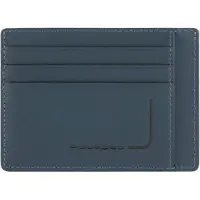 Piquadro , Porta-cartões de crédito em couro com proteção RFID contra fraudes para homens